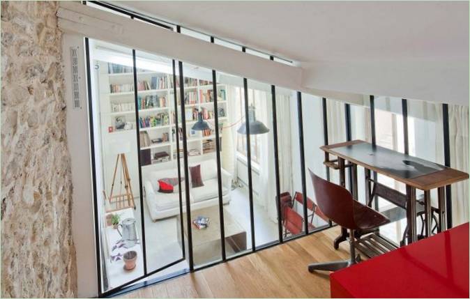 Hyggeligt loft, Paris, Frankrig