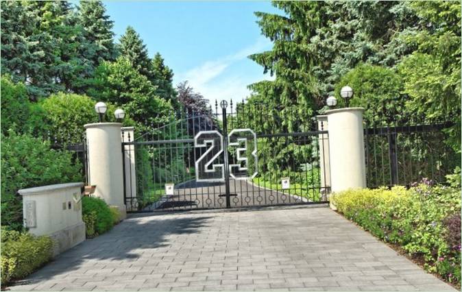 Michael Jordan's Illinois Home landsted port til landsted