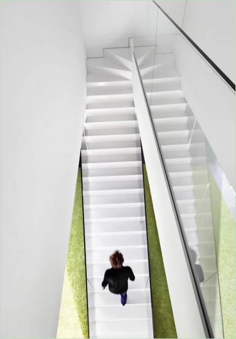 Trappe til første sal i Living-Garden House