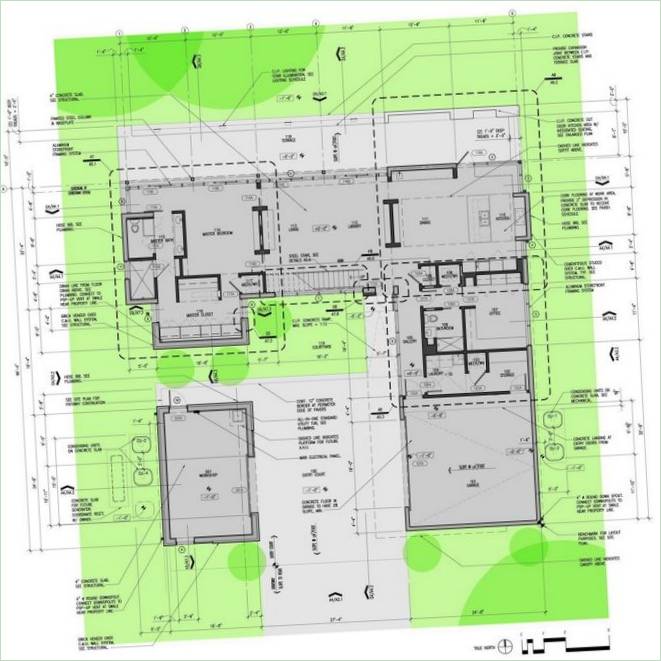 Barrier Island House strandbolig plan i USA
