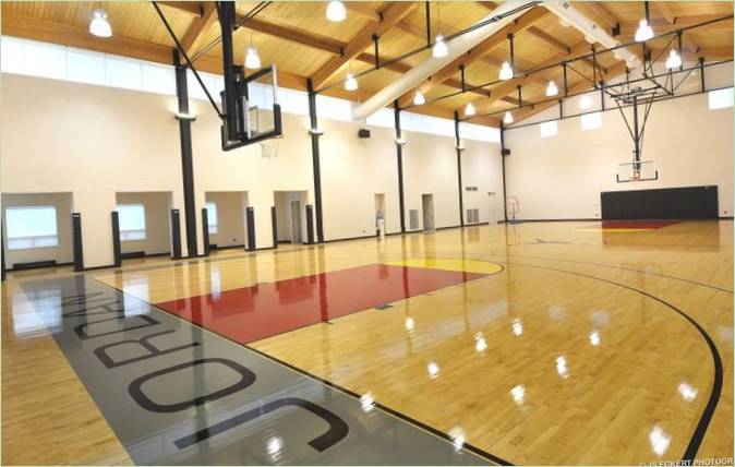 Fitnesscenter i Michael Jordans hjem i Illinois