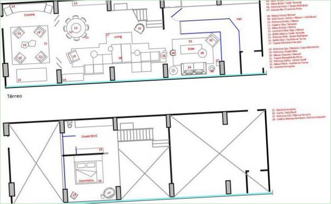 Loft 44 privat hjem skematisk diagram