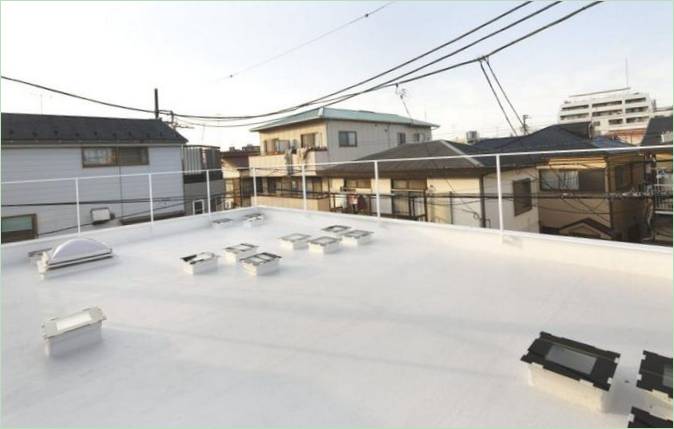 Moderne hjem i Japan
