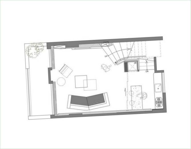 Lejlighedens indretning af Z-AXIS Design
