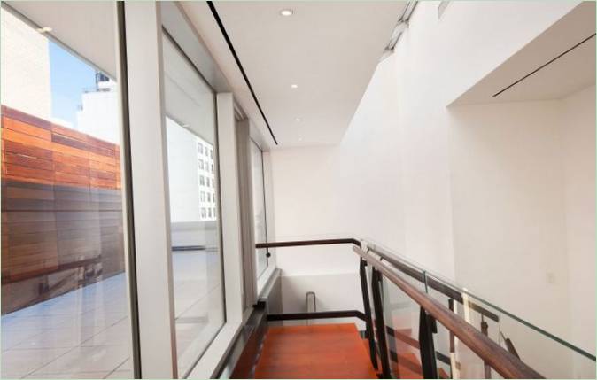 Trappen i det luksuriøse 73rd St Penthouse i USA