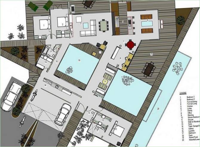 Rotopai Residence grundplan