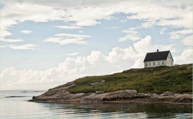 Et afsidesliggende hjem i Canada