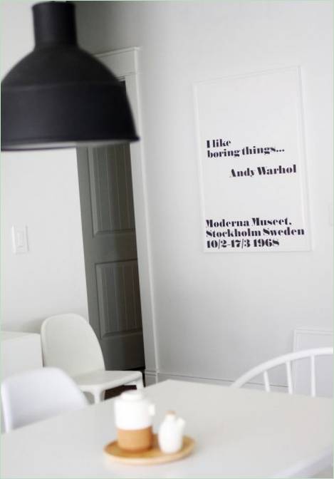 Indretning i spisestuen