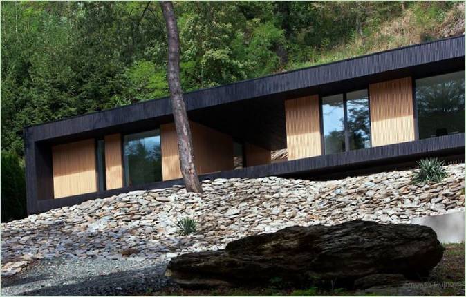 Design af et Hideg-hus af Béres studio architects i Ungarn