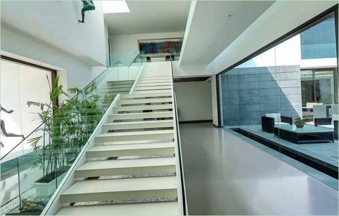 Trappe i indretningen af huset