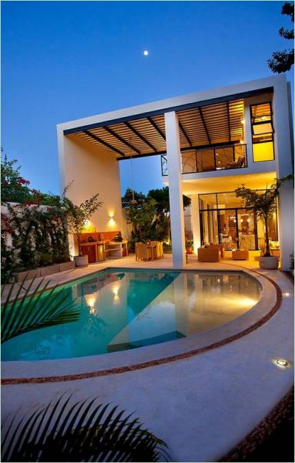 Landhus med pool i Mexico