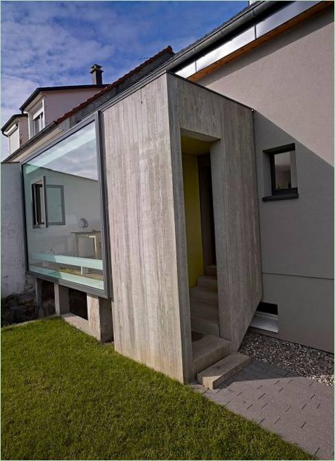 Design af tilbygning C landhus i Frankrig