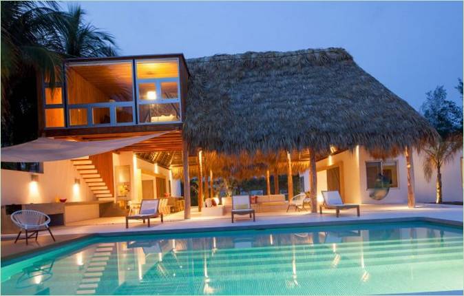 Interiør af Costa Azul House bungalow af Cincopatasaatolg, El Salvador