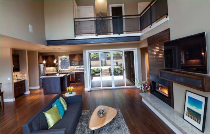 Stue på Crest Meadows Residence landsted i USA