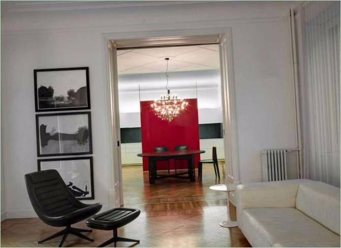 Lyst trægulv i huset
