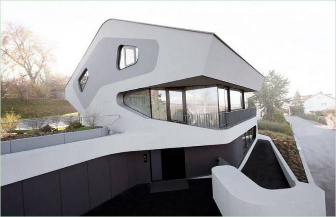 Futuristisk privat hjem OLS House