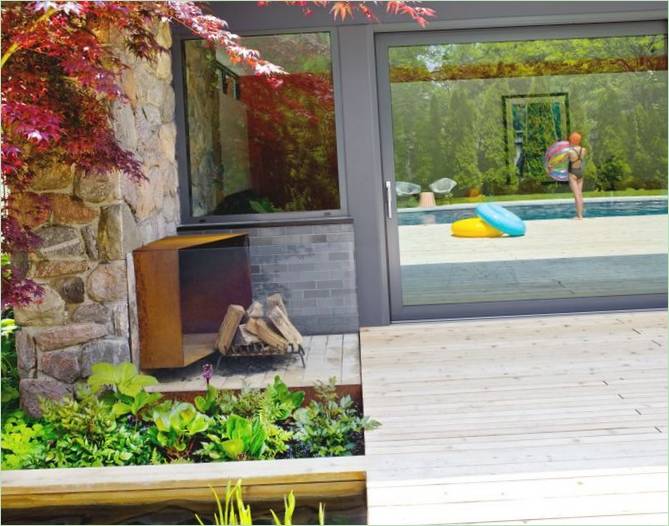 Pool House Mansion Terrasse