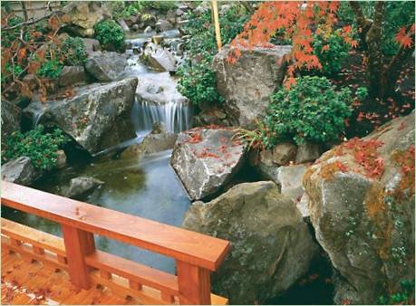 Design af en have i japansk stil