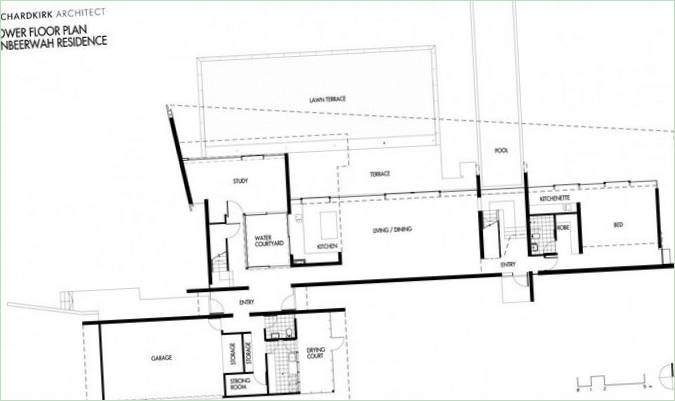 Palæ af Richard Kirk Architect, Sunshine Coast, Australien