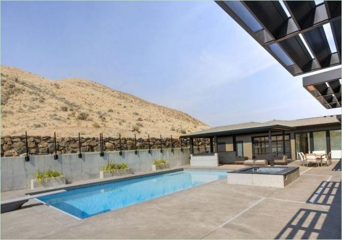 Design af privatbolig på Badger Mountain, Washington State