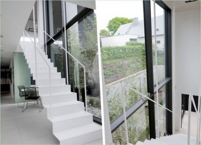 Trappen i Villa Nilsson i Sverige