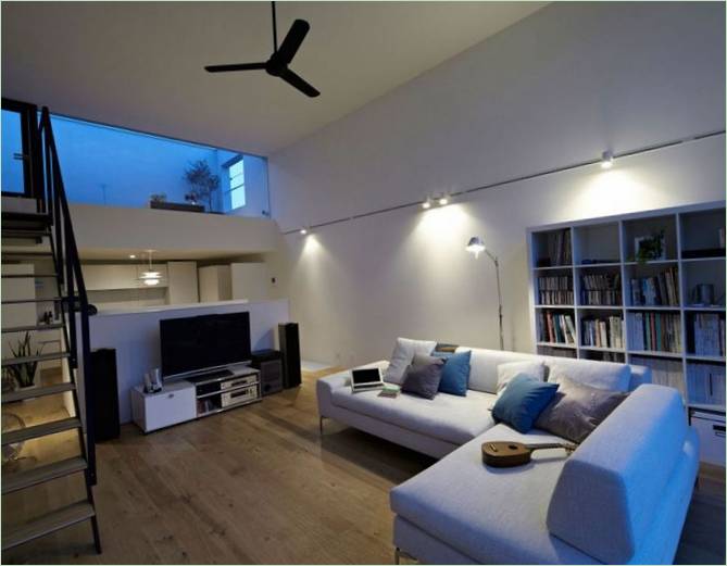 Indretning af en stue Hiyoshi House