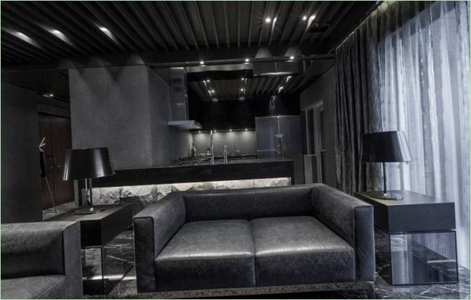 Home in Black Serenity luksus stue