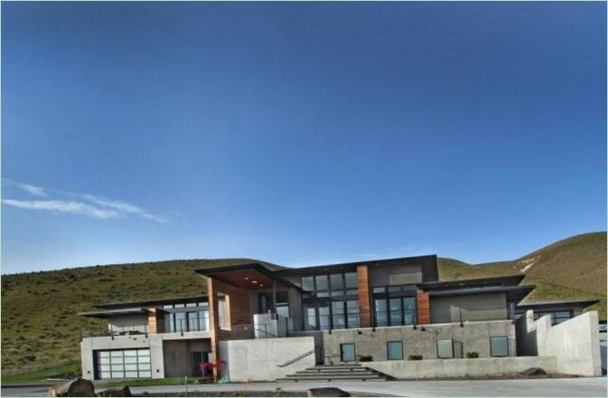 Design af privatbolig på Badger Mountain, Washington State