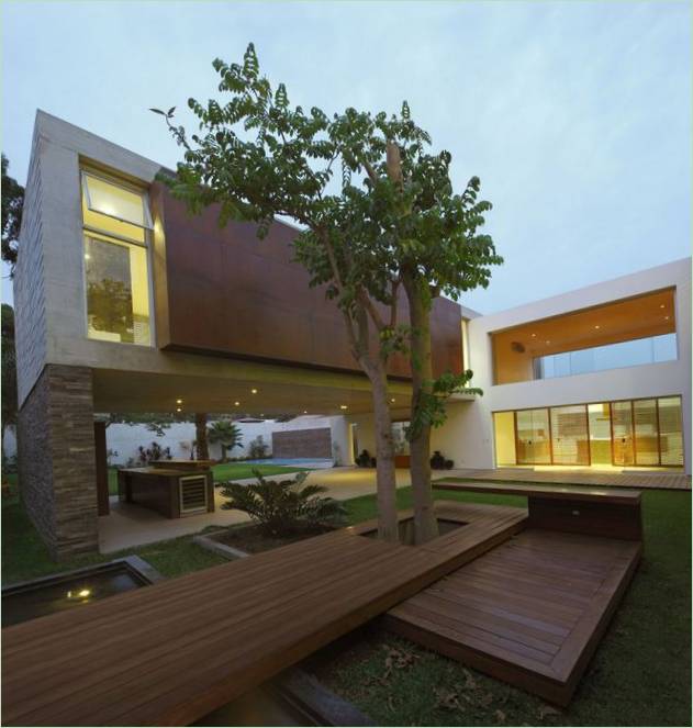 Et luksuriøst, rummeligt og minimalistisk sommerhus i Lima, Peru