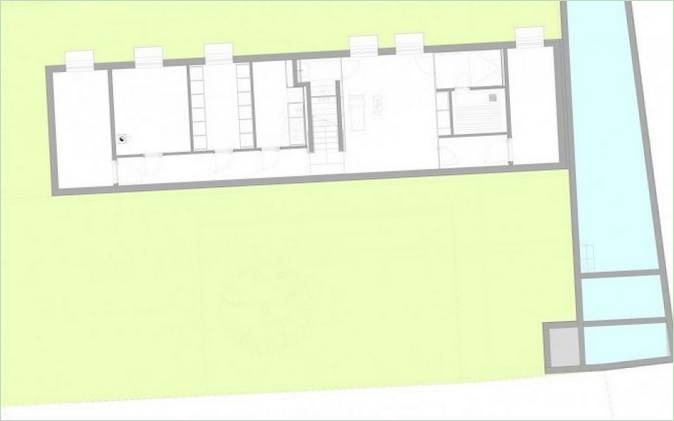 Hus A&B anden etage grundplan