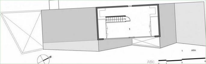 Moon Hoons skematisk diagram af sommerhuset