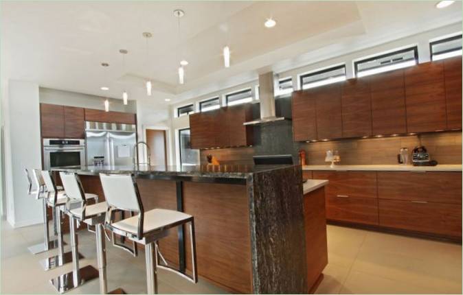 Designet af en privat bolig i Badger Mountain, Washington State