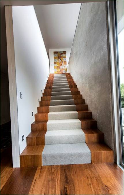 Trappen i et strandhus i Australien