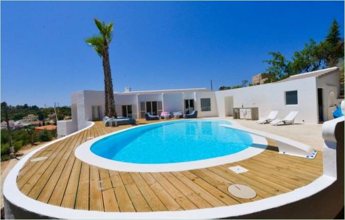 Casados Terraços hus i Portugal. Pool