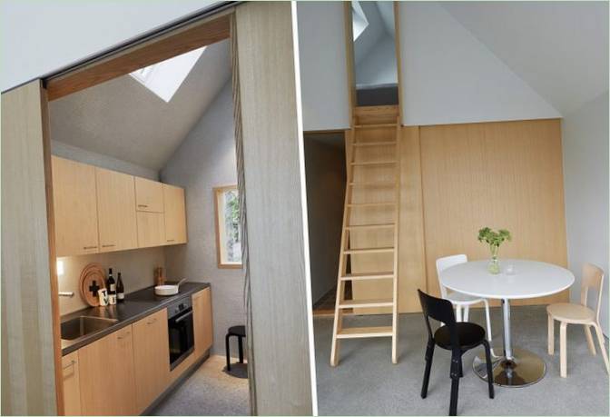 Et moderne hus på en malerisk kyststrækning i udkanten af Lagnö, Sverige
