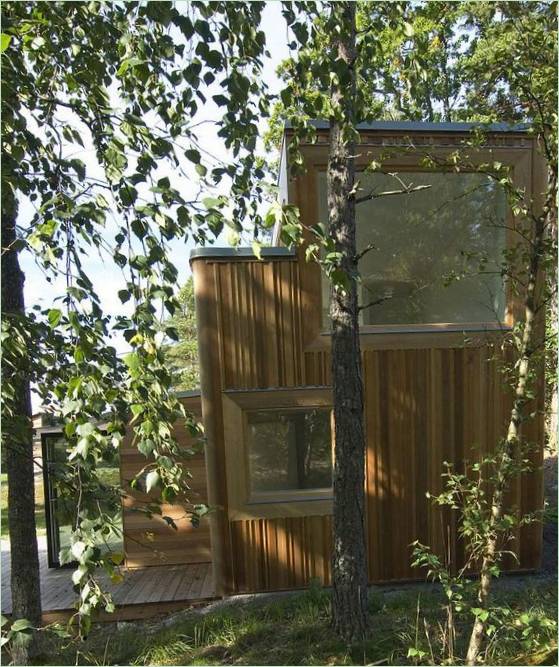 Asymmetriske vinduer i et øko-hus