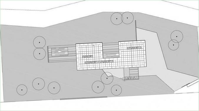 Plan af Villa Řitka