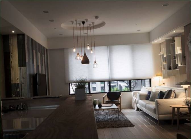 Usædvanlig loft lysekrone design