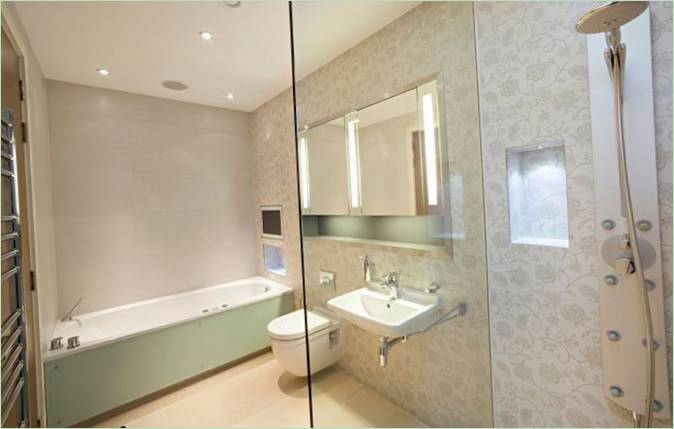 Se Road villa badeværelse design i London