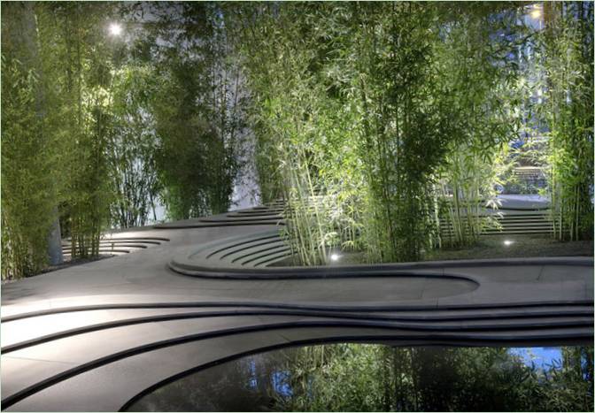 Et japansk landskab i Milano Japansk landskabspleje i Milano