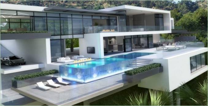 Prestigefyldt bolig på Sunset Plaza Drive i Los Angeles, USA