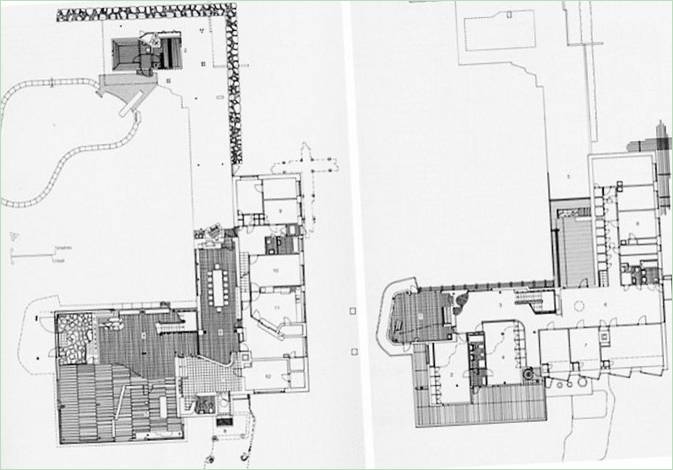 Grundrids af Villa Mairea af Alvar Aalto