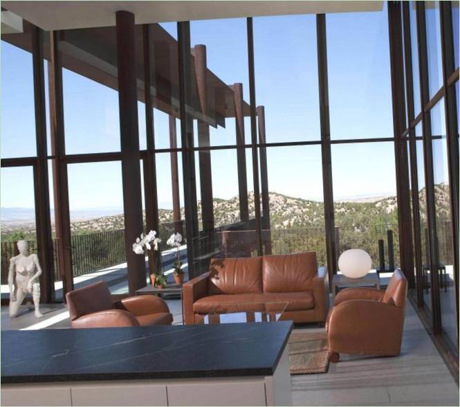 Indretning af stuen i Casa Valle Escondido