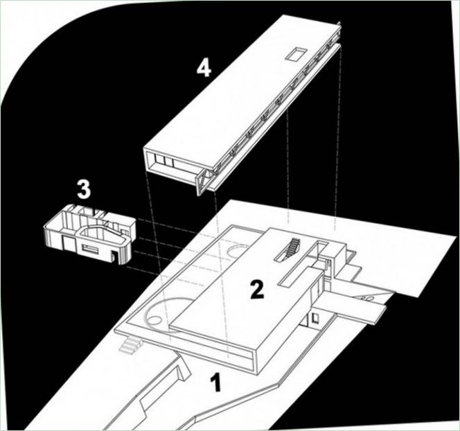 Et usædvanligt hus 4 i 1 i Guadalupe af Clavel Arquitectos