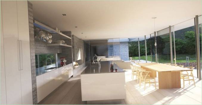 Private House køkken og spisestue design i England
