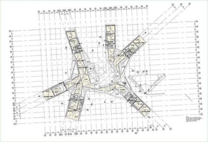 Plan for en bolig med sci-fi-look