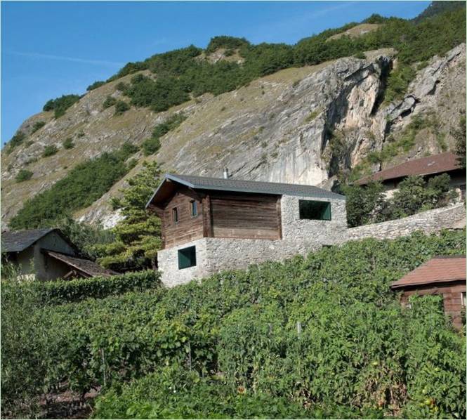 Design af et landhus Hermanier i Schweiz