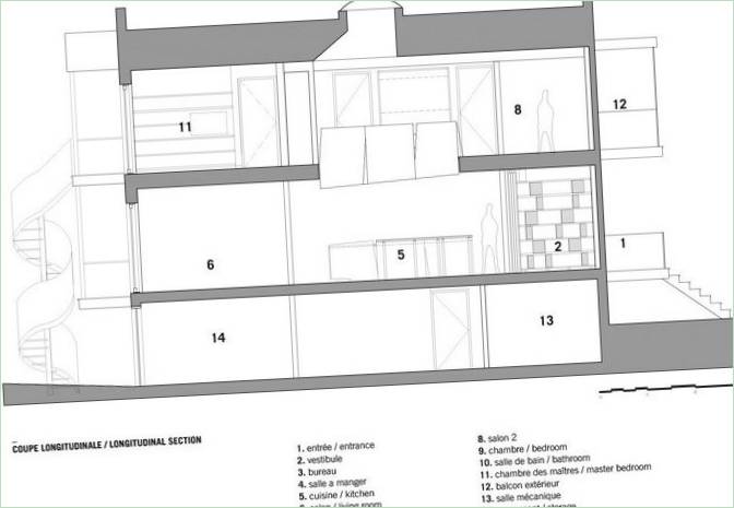 Fantastisk Lajeunesse Residence af naturehumaine i Montreal, Canada