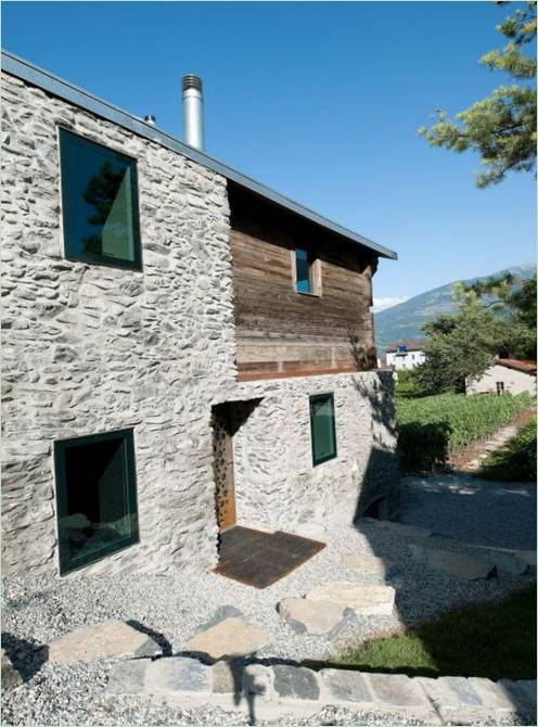 Design af landhus Hermanier i Schweiz