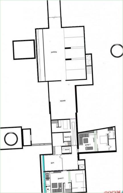 Et moderne hjem af 314 Architecture Atudio